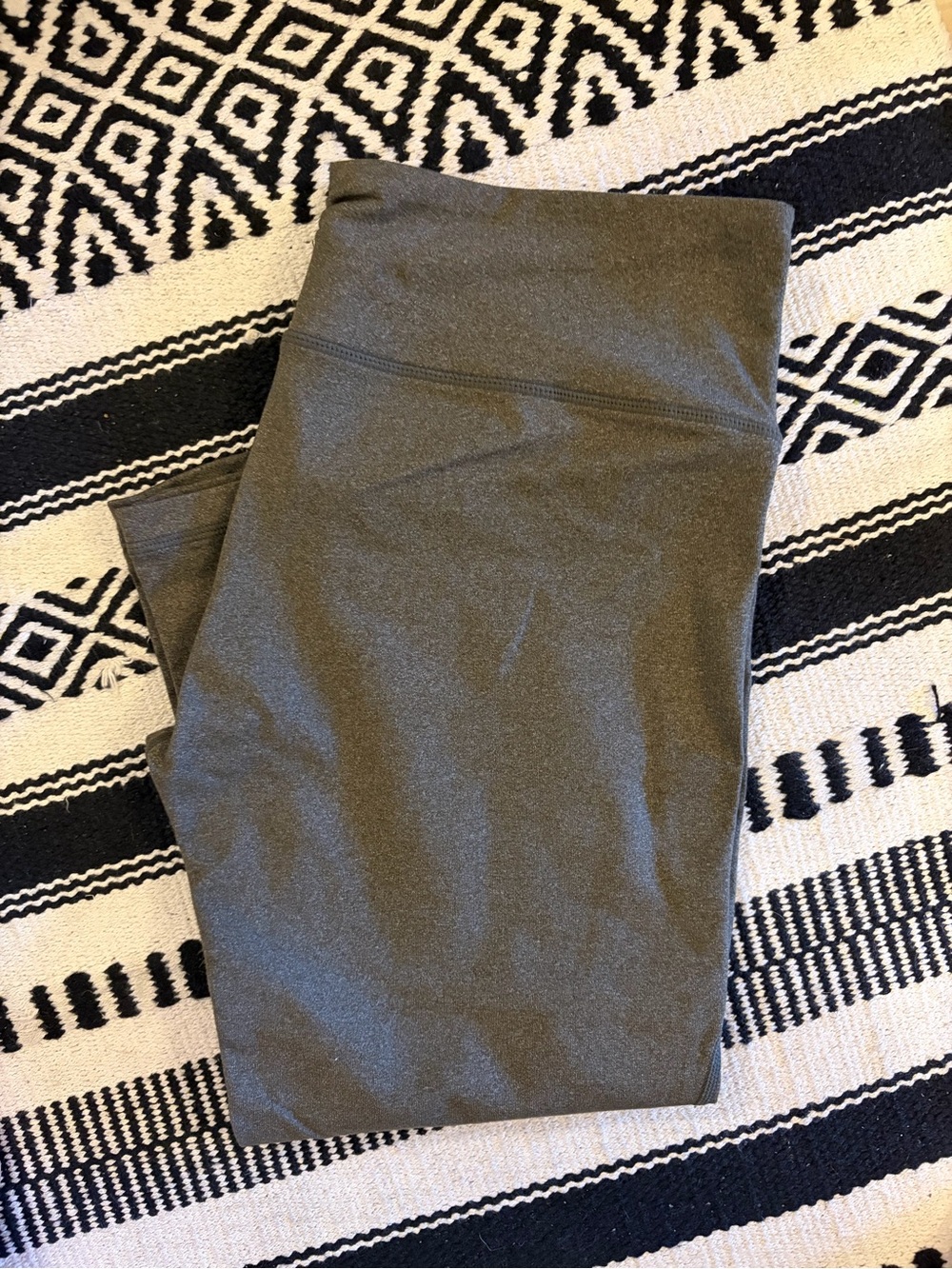 lululemon athletica Olive Green High-Rise Stretch Capris